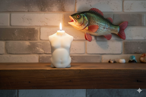 The Original Dad Bod Candle 8"